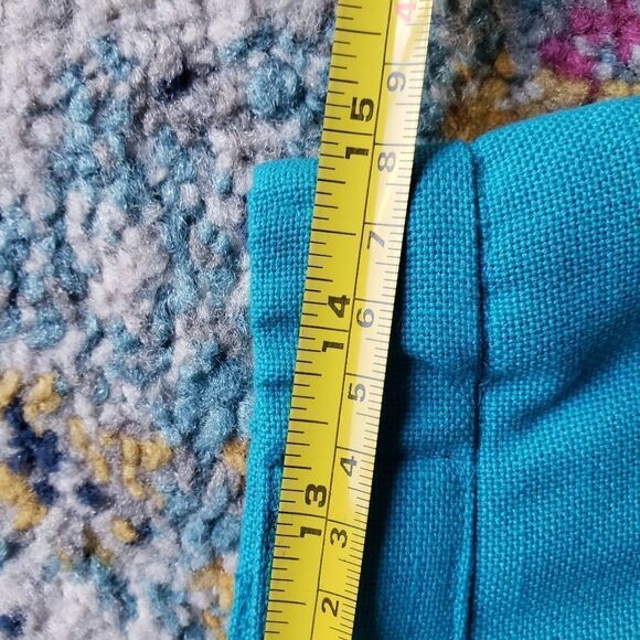 VINTAGE blue high waisted skirt size 16 - Picture 5 of 8